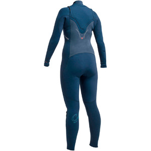 Gul Ladies Response FX 3/2mm Chest Zip Wetsuit Navy / Turquoise RE1262-A9
