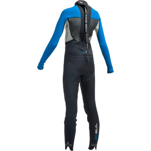 Gul Junior Response 4/3mm Back Zip Wetsuit BLACK / BLUE RE1249-A9 - 2ND