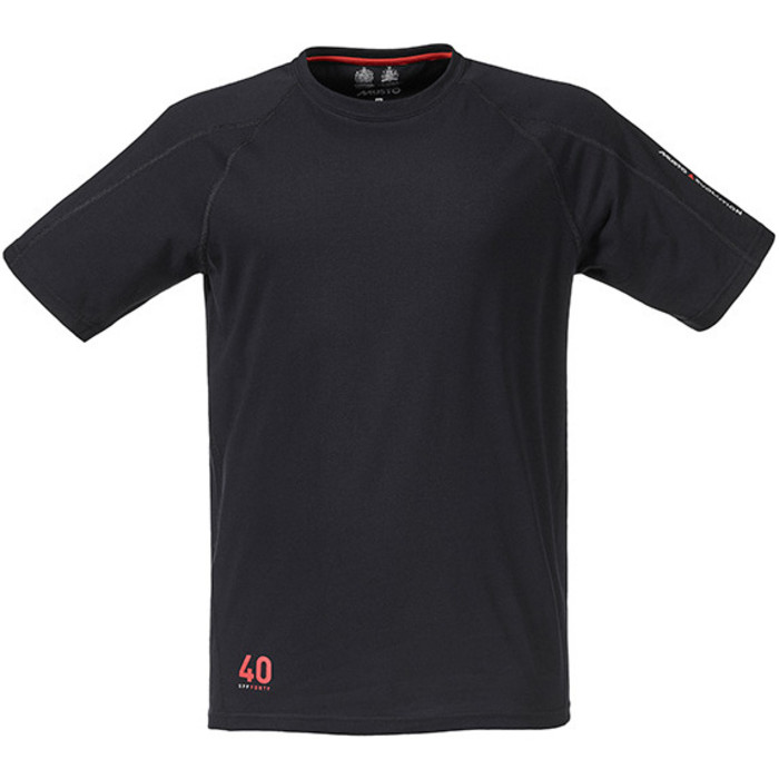 Musto Evolution Logo Short Sleeve Tee in BLACK SE1361