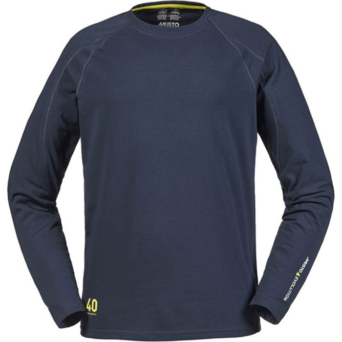 Musto Evolution Sunblock Long Sleeve T-Shirt True Navy SE1550