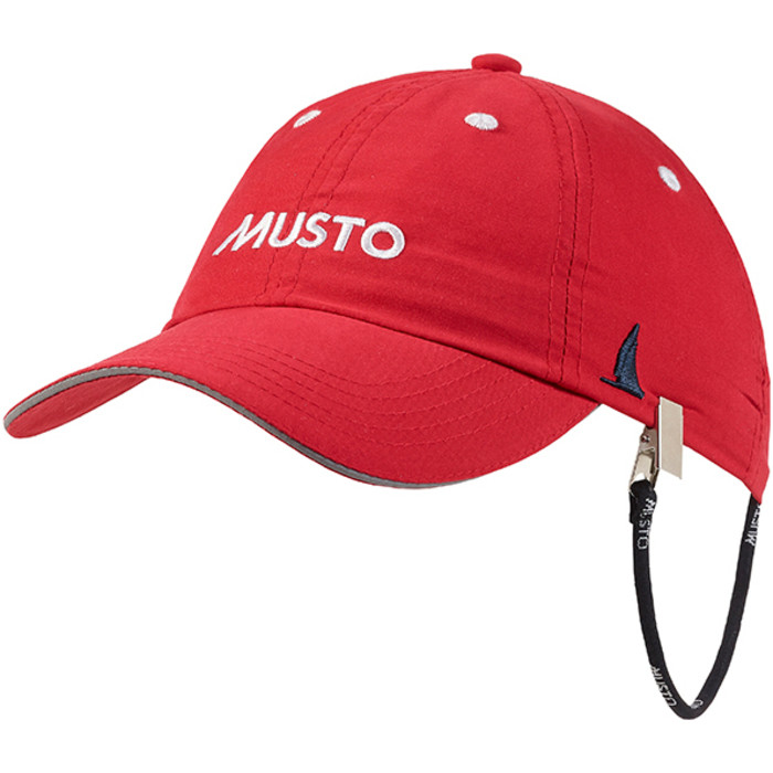 2024 Musto Fast Dry Crew Cap in RED AL1390
