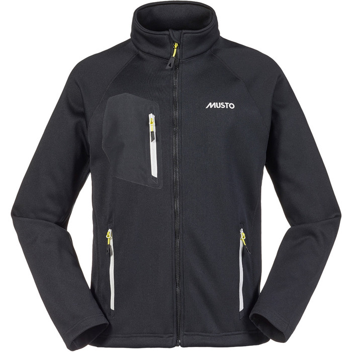 Musto Frome Middle Layer Fleece Jacket in Black SD0170