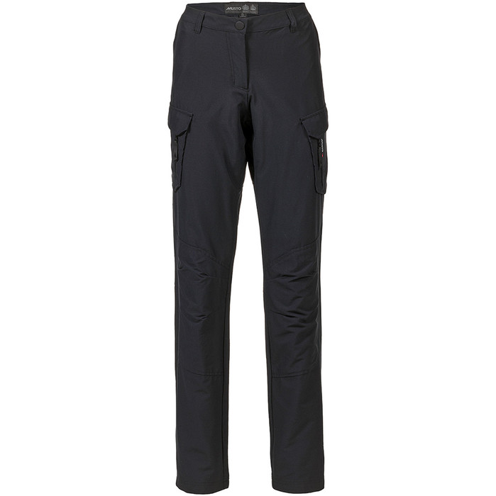 Musto Womens Essential UV Fast Dry Sailing Trousers Black LONG LEG (85cm) SE1561