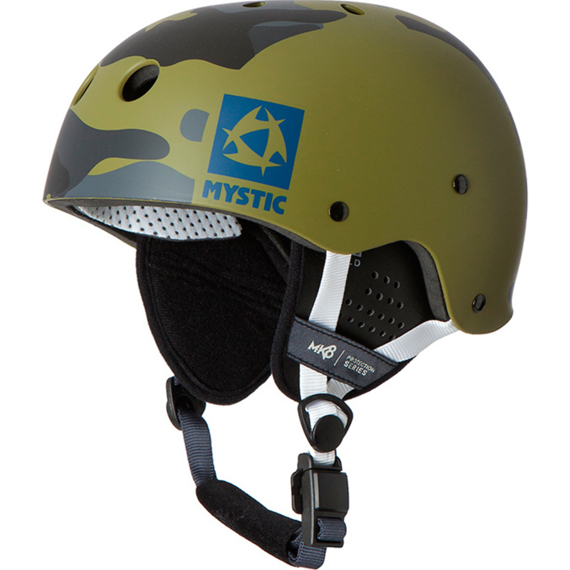 Mystic MK8 X Helmet With Ear Pads Camo 160650 Boardsports Helmets