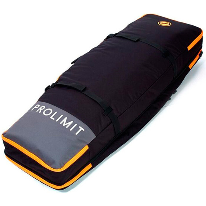Prolimit Kitesurf Global Twin Tip Board Bag with Backpack Straps 150x45 Black / Orange 63330