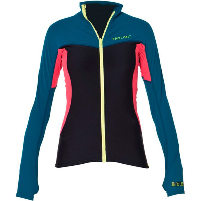 Prolimit Ladies SUP Quick Dry Loose fit Packable Top Blue/Pink / Yelow 64700