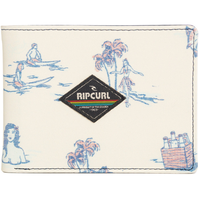 Rip Curl All Day Print Wallet - BREAKAGE WHITE BWUAZ4