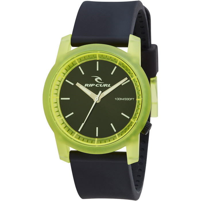 Rip Curl Cambridge Watch with Silicone Strap CRYSTAL LIME A2698