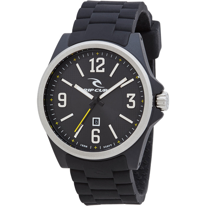 Rip Curl Covert Watch with Silicone Strap BLACK A2874