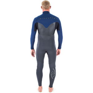 Rip Curl Flashbomb 4/3mm Chest Zip Wetsuit in NAVY WSU6NF