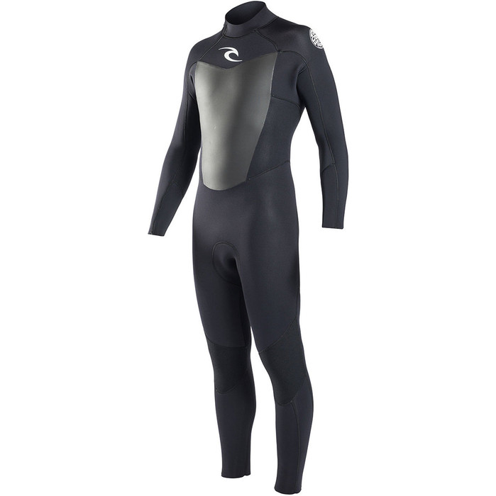 Rip Curl Omega 3/2mm GBS Back Zip Wetsuit BLACK WSM6LM