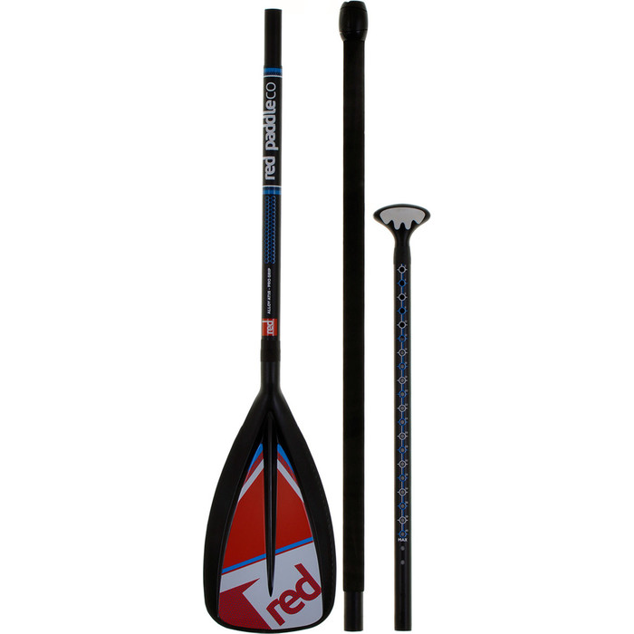 Red Paddle Co Alloy Vario Adjustable 3-Piece SUP Paddle BLACK 180-220cm - 2ND
