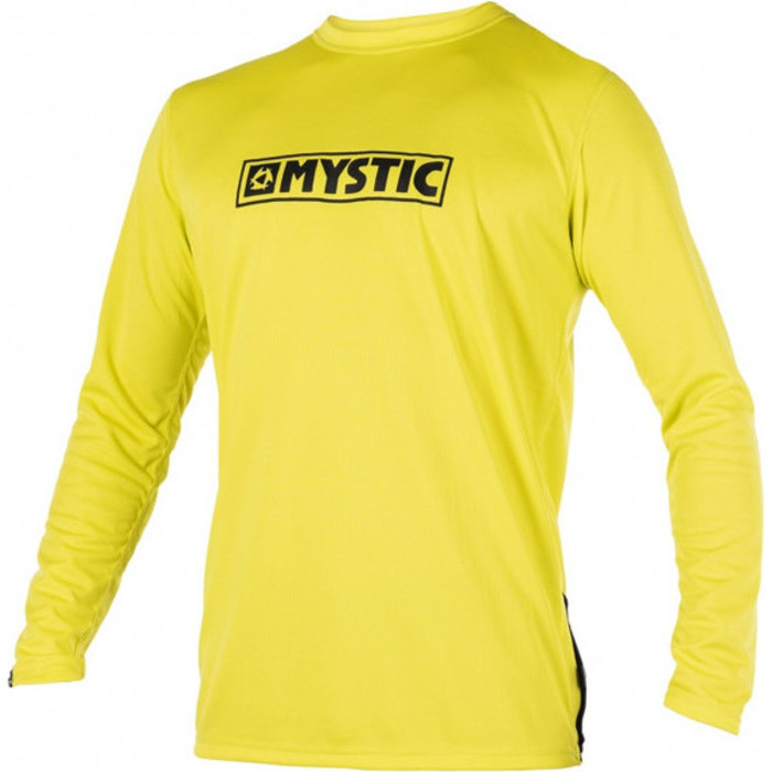 Mystic Star Loosefit Quickdry L / S Rash Vest Lime 150480