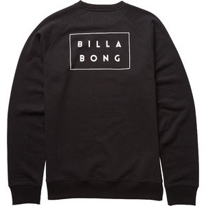 Billabong Die Cut Crew Sweatshirt BLACK C1CR02