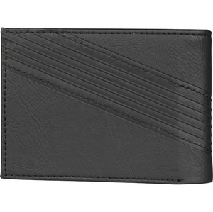 Billabong Junction Tri-Fold Faux Leather Wallet BLACK C5WM05