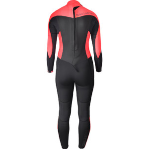 Billabong Ladies Synergy 4/3mm Back Zip Wetsuit in CORAL KISS Z44G03