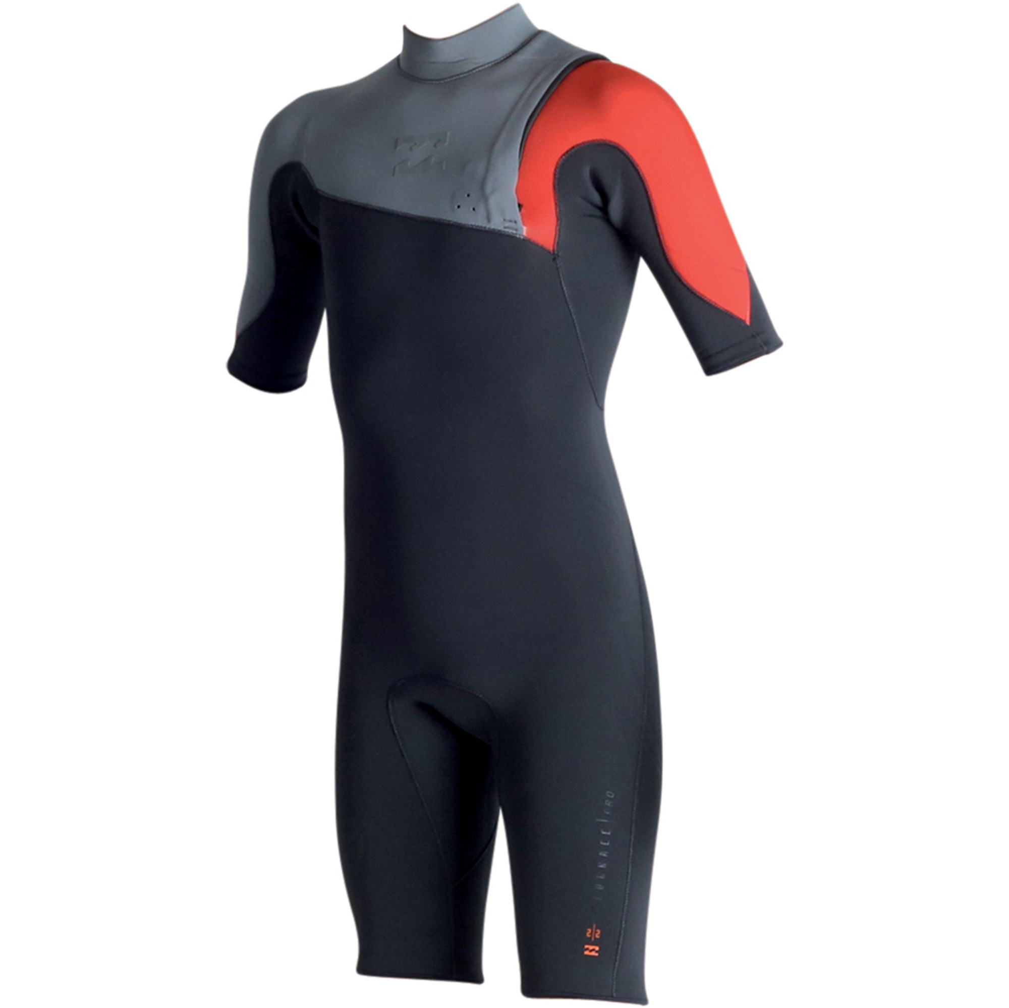 Billabong Pro Series 2mm Zipperless Shorty Wetsuit ORANGE C42M03