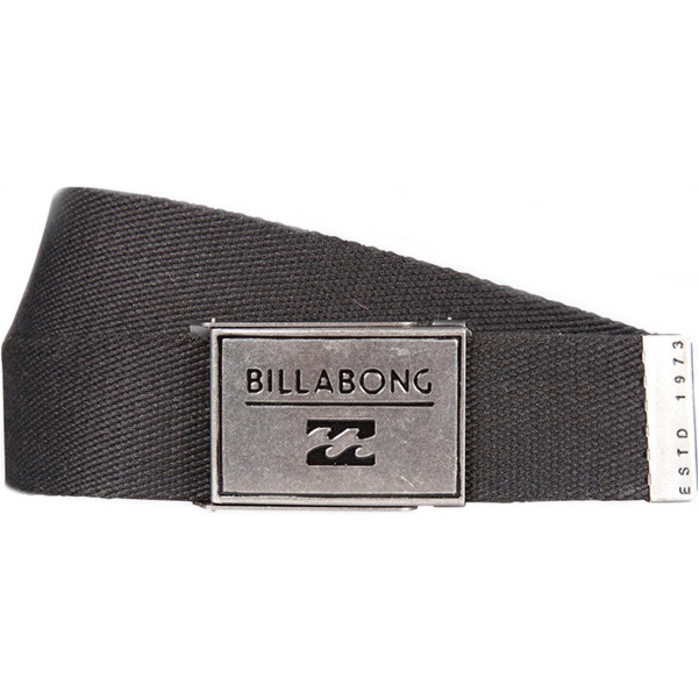 Billabong Sergeant Webbing Belt in Black C5BL02