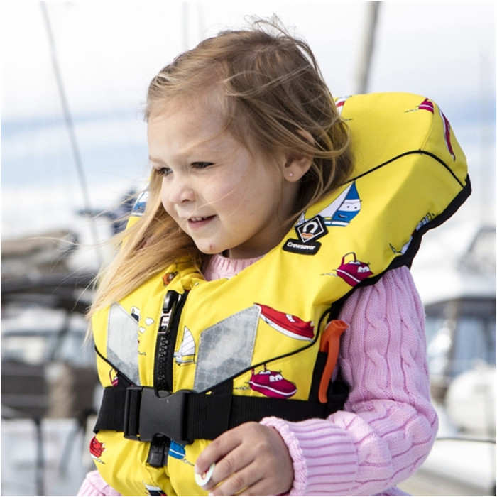 2022 Crewsaver Euro 100N Lifejacket YELLOW - BABY & CHILD 10170