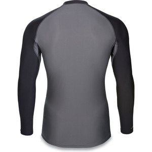 Dakine Heavy Duty Snug Fit Long Sleeve Surf Shirt GUNMETAL 10001017