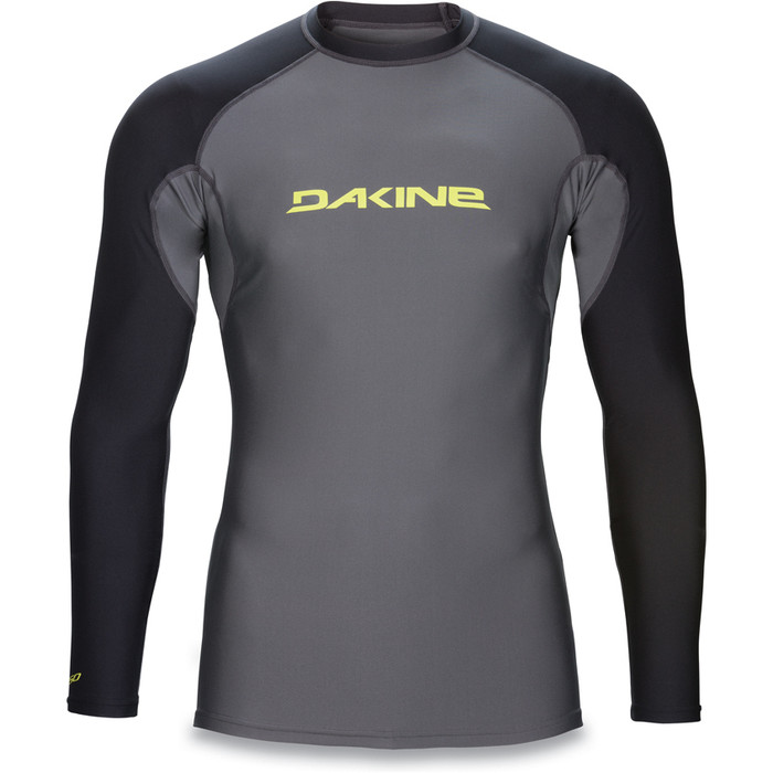 Dakine Heavy Duty Snug Fit Long Sleeve Surf Shirt GUNMETAL 10001017