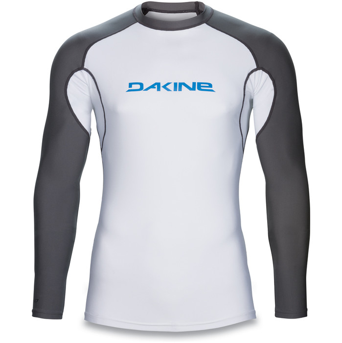 Dakine Heavy Duty Snug Fit Long Sleeve Surf Shirt WHITE 10001017