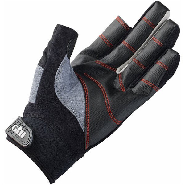 2022 Gill Championship Long Finger Sailing Gloves Black 7252 Sailing