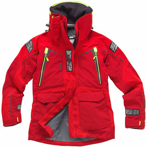Gill Ladies OS1 Offshore Ocean Jacket OS12JW & Trousers OS11TW Combi Set - Red / Graphite