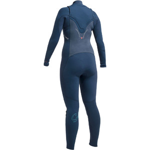 Gul Ladies Response FX 3/2mm Chest Zip Wetsuit Navy / Turquoise RE1262-A9 - 2ND