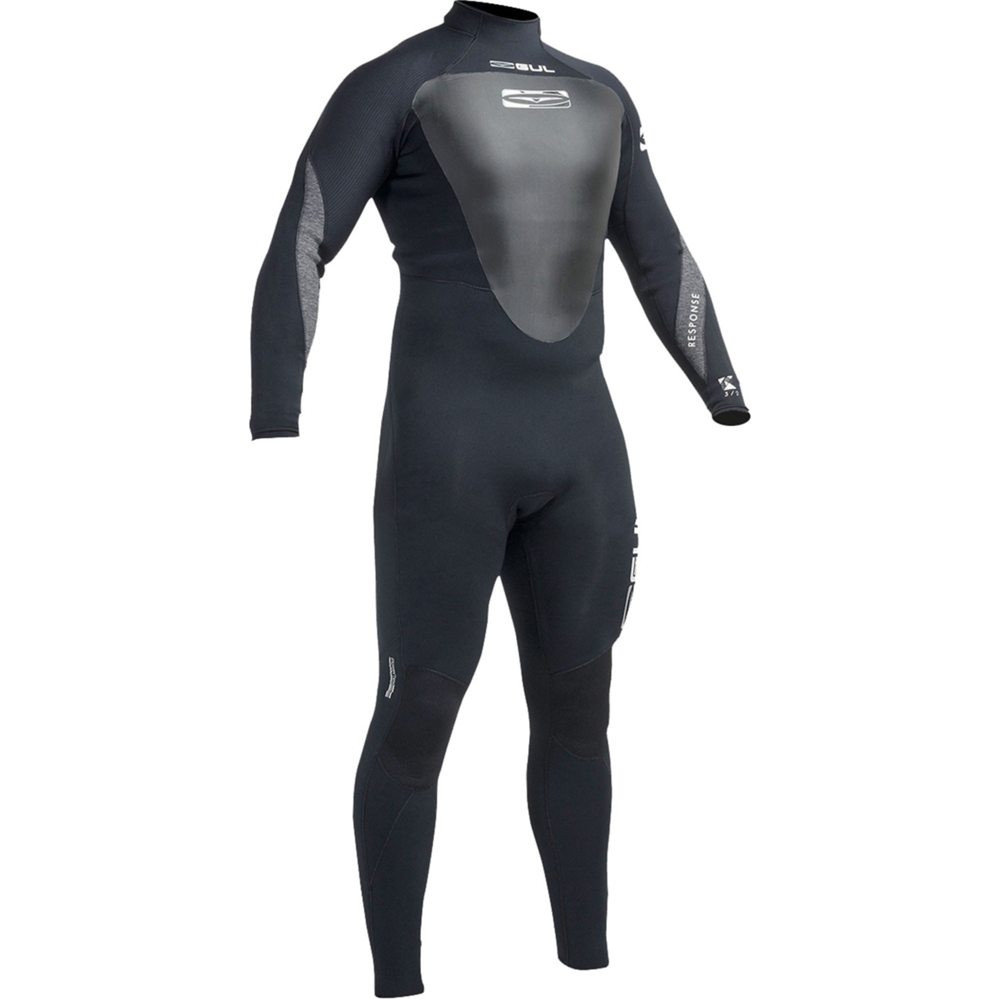 Gul Response 3/2mm GBS Back Zip Wetsuit BLACK RE1231A9 Wetsuits