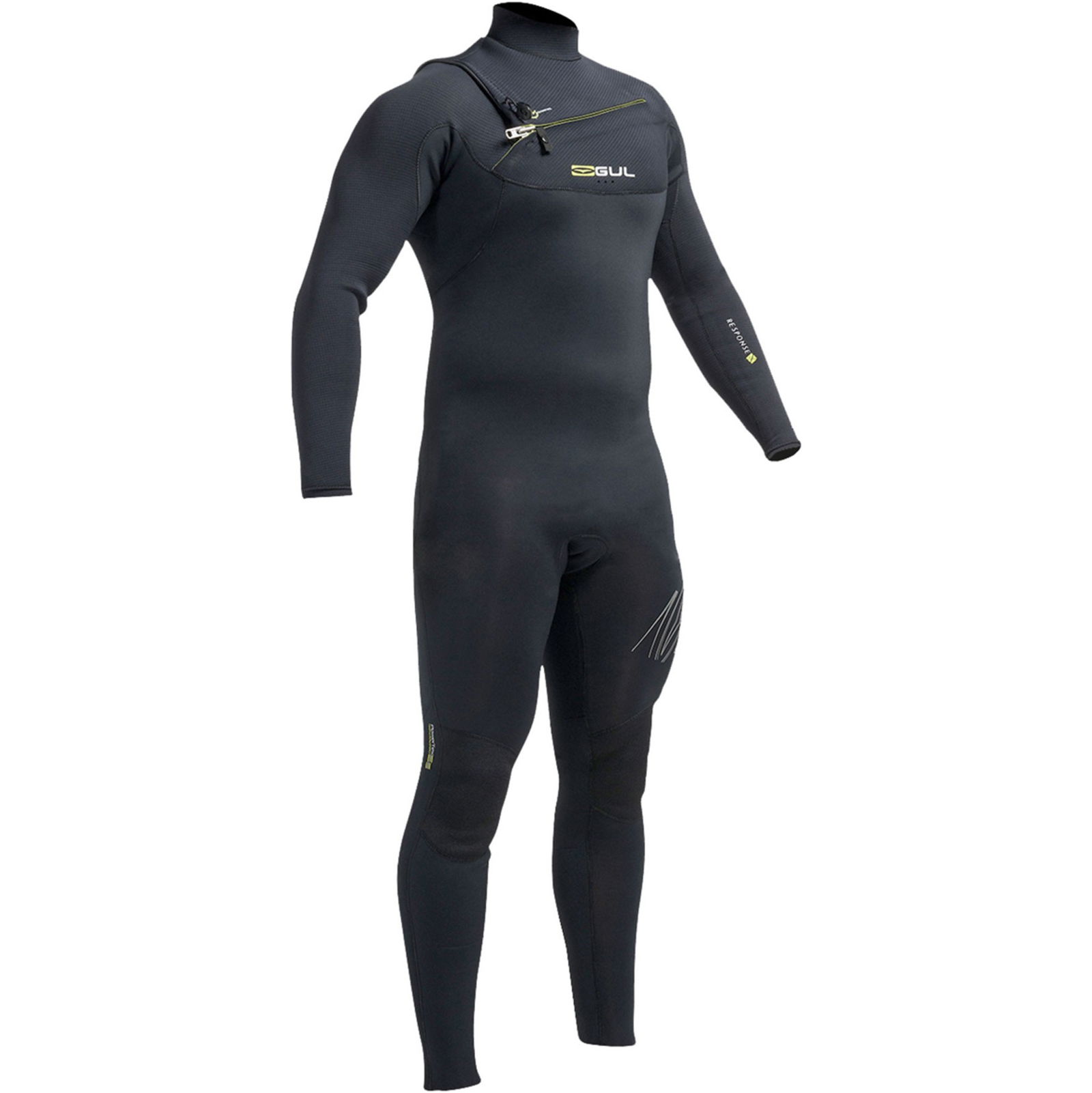 Gul Response FX 3/2mm Chest Zip Wetsuit BLACK RE1240A9 Wetsuits