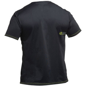 2019 Gul Tee Fit Short Sleeve Rash Vest BLACK RG0366-B2