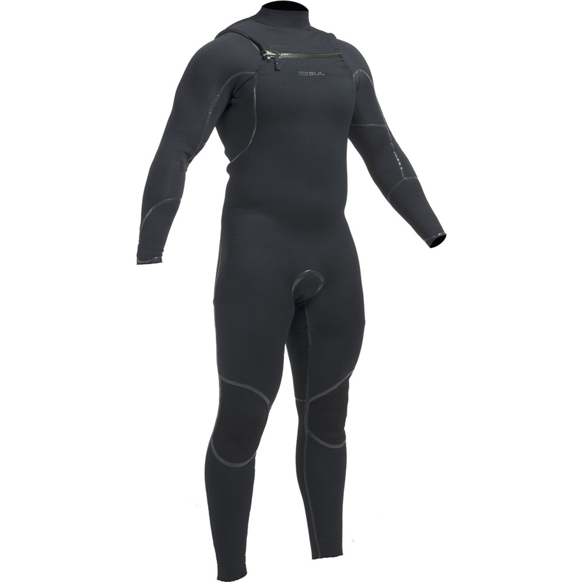 Gul Viper 5/4mm Chest Zip GBS Steamer Wetsuit Black VR1222-B1 ...