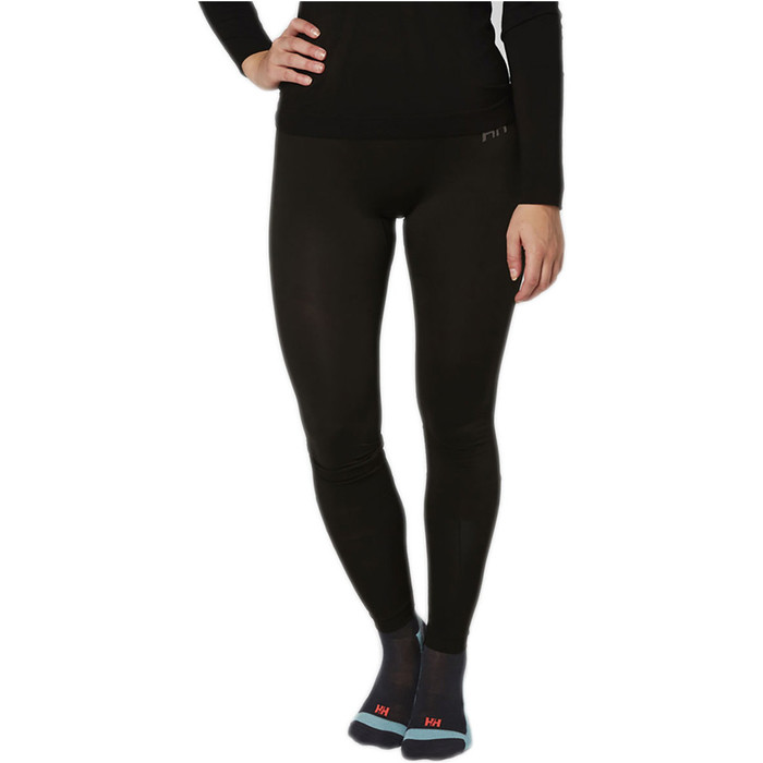 Helly Hansen Ladies HH Lifa Seamless Base Layer Trousers Black 48332