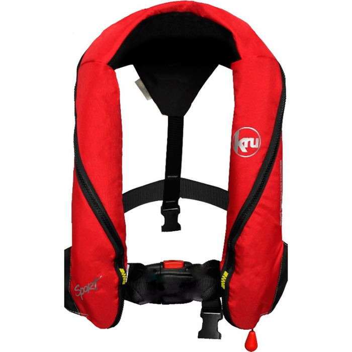 Kru Sport 185N Automatic Lifejacket - Red / Grey LIF7233