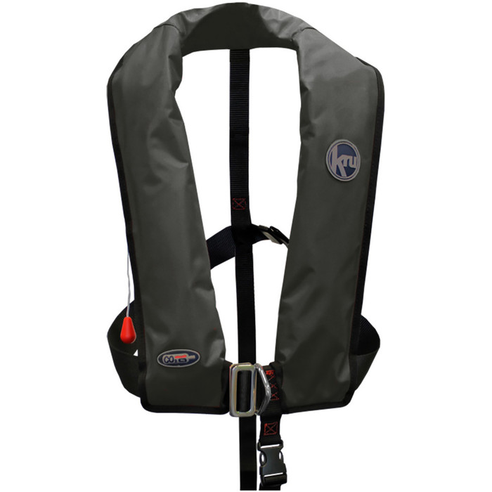 Kru XF ISO Auto Gas Life Jacket With Harness Black LIF7581