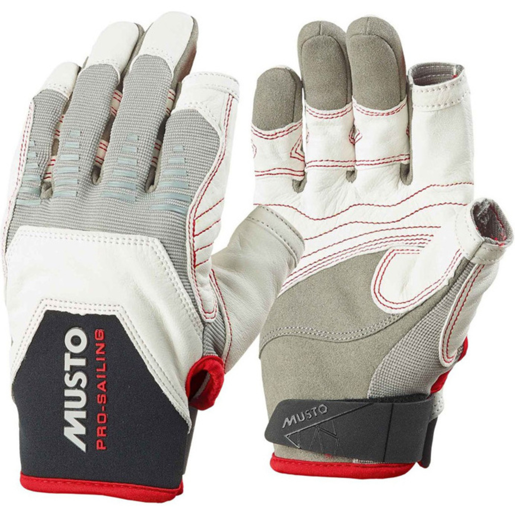 Musto Evolution Sailing Long Finger Glove WHITE AE1080 Sailing