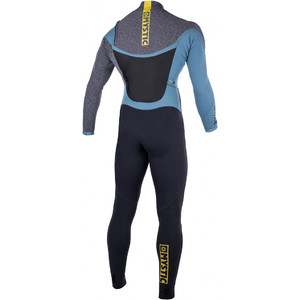 Mystic Drip Wake Edition 5/4mm GBS Chest Zip Wetsuit - Pewter 170040