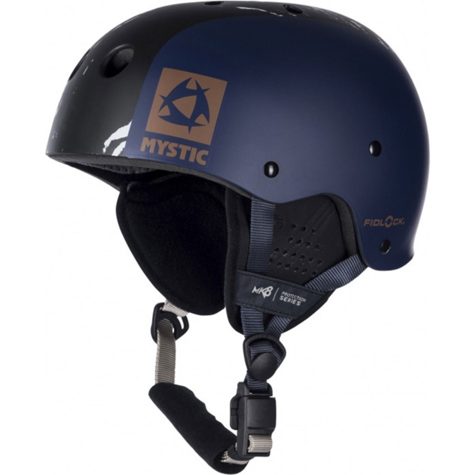 Mystic MK8 X Helmet With Ear Pads Navy 160650 Boardsports Helmets