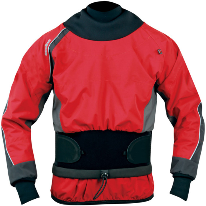 2022 Nookie Turbo White Water Jacket LAVA RED / CHARCOAL GREY JA10