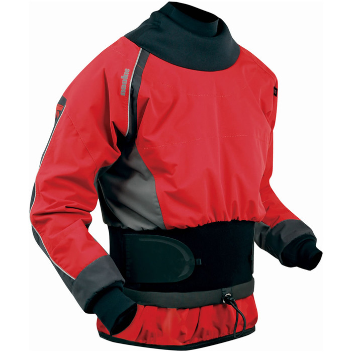 2022 Nookie Turbo White Water Jacket LAVA RED / CHARCOAL GREY JA10