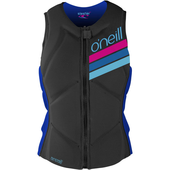 O'Neill Ladies Slasher Comp Impact Vest GRAPHITE / TAHITIAN BLUE 4938EU