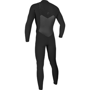 O'Neill Mens O'riginal 5/4mm Chest Zip Wetsuit Black + Wetsuit Shampoo & Northcore Beach Basha Changing Robe Blue Stripes
