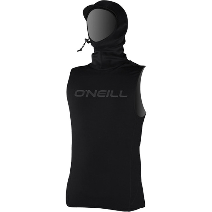 2022 O'Neill Thermo-X Hooded Thermal Vest BLACK 5023