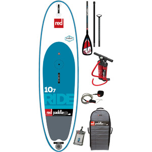 Red Paddle Co 10'7 Ride WINDSUP Inflatable Stand Up Paddle Board & Bag, Pump, Paddle & LEASH