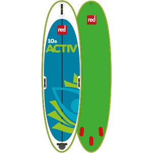 Red Paddle Co 10'8 Activ Inflatable Stand Up Paddle Board + Bag, Pump, Paddle & LEASH