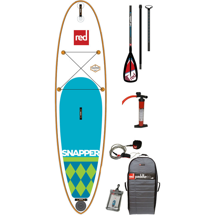 Red Paddle Co 9'4 Snapper Kids Inflatable Stand Up Paddle Board + Bag, Pump, Paddle & LEASH