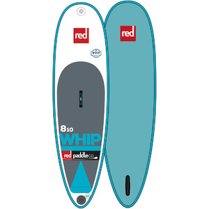 Red Paddle Co The Whip 8'10 Inflatable Stand Up Paddle Board + Bag, Pump, Paddle & LEASH