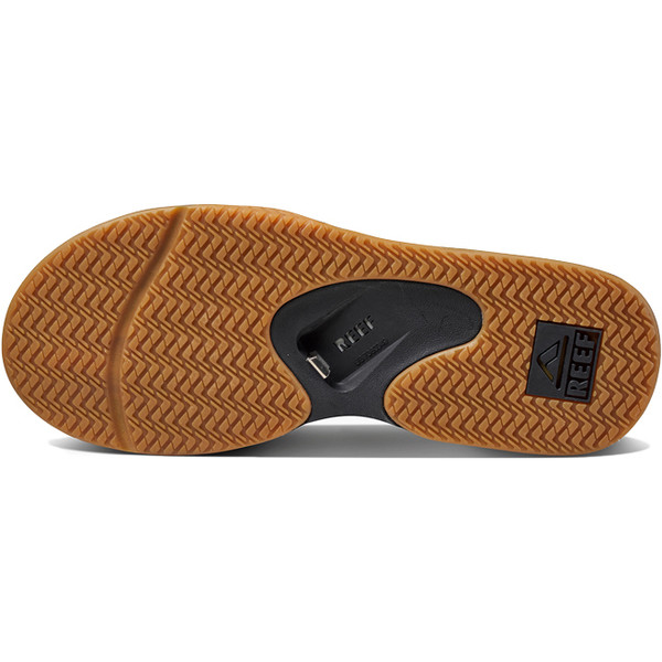 2023 Reef Fanning Bottle Opener Flip Flops BLACK SILVER R2026