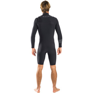 Rip Curl Aggrolite 2mm Long Sleeve Chest Zip Spring Shorty BLACK WSP6MM